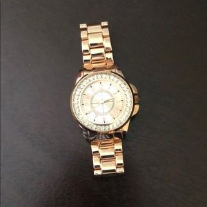 Rosé gold Boyfriend style watch